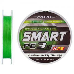 Шнур Favorite Smart PE 3x 150m (l.green)