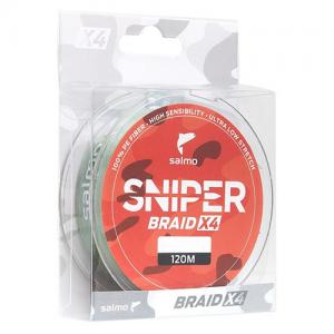 Жилка плетена Salmo SNIPER Braid X4 ARMY GREEN 120/0.203