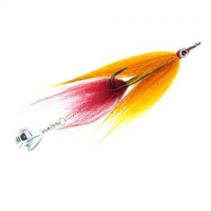 Стример на двійнику "Javelina Mini" Red-Orange 12 см