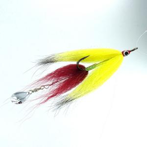 Стример на двійнику "Javelina Mini" Red-Yellow 12 см