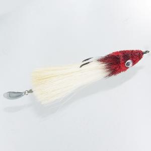 Стример на двійнику "Javelina" Red-White 15 см