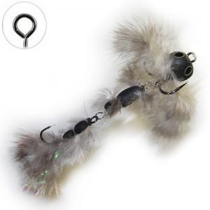 Floating Jig Realistic Bullhead Black-Beige (распродажа)