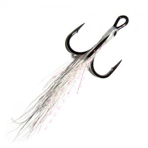 Борідка на жереха з козячої шерсті на трійнику White