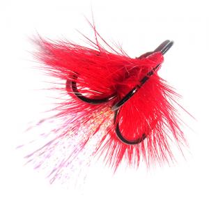 Мушка на трійнику для вертушки Red