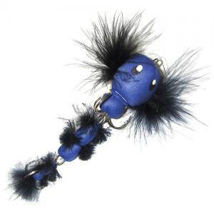Мандула імітація бичка з пір\'ям Blue-Yellow