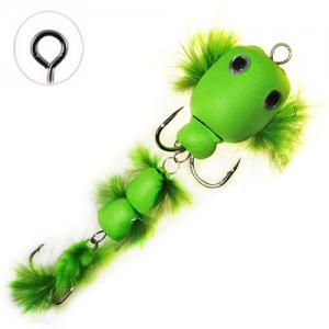 Мандула імітація бичка з пір\'ям зелена