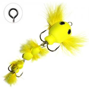 Мандула імітація бичка з пір\'ям жовта