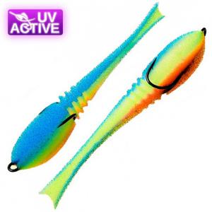 Поролонова приманка ПРОФМОНТАЖ 711 Dancing Fish 4.0" (reverse tail)