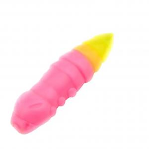 Силікон FishUP Pupa (Cheese) 0.9" #133 - Bubble Gum/Hot Chartreuse  (12шт.)
