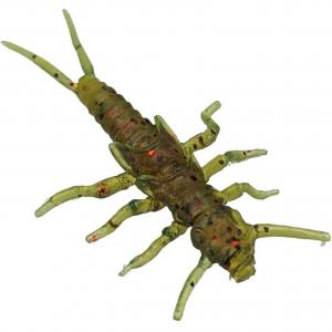 Силікон FishUP Stonefly 0.75" #019 - Motor Oil/Red  (12шт.)