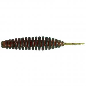 Силікон FishUP Tanta 1" #019 - Motor Oil/Red (12шт.)