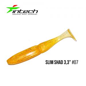 Приманка Intech Slim Shad 3.3 "(7шт) (#07)