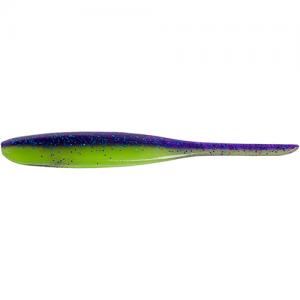 Силікон KEITECH Shad impact 4" (8 шт/упак) 06 violet lime belly