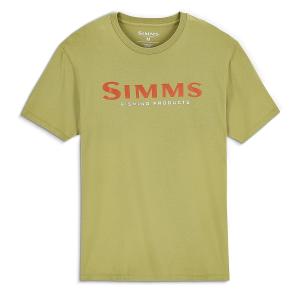 Футболка Simms Logo T-shirt Tent Green L (12803-1347-40)