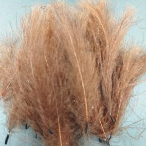 Пір'я качки HENDS CDC - Dark Brown [Коричневий темний] 25шт