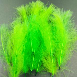 Пір'я качки HENDS CDC - Fluo Green [Флуо-зелений] 25шт
