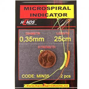 Індикатор клювання HENDS Microspiral Indicator Orange&Yellow 2шт