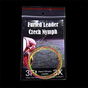 Кручений підлісок HENDS Furled Leader Czech Nymph - Fluo Tricolora [3-колірний]
