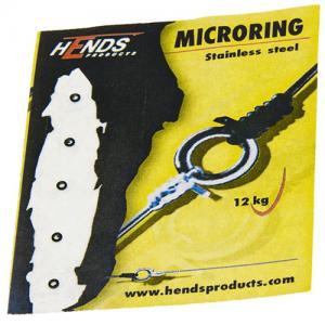 Колечки для з\'єднання повідка та підліска HENDS Mikro Rings Black 2.5 мм 12 кг