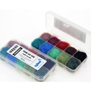 Даббінговий набір SYBAI Fine UV Ice Dubbing Box - Dark Colors