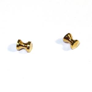 Очки-гантельки латунні STRIKE Twin Eyes - Gold [Золотий]