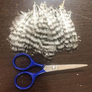 Пір'я марабу міні STRIKE Mini Marabou - Grizzly [Грізлі]