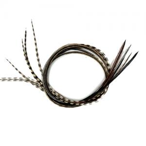 Пір'я у волосся сідла півня WHITING Cock Feathers Extra Long -  Exclusive Grizzly [Грізлі ексклюзив]
