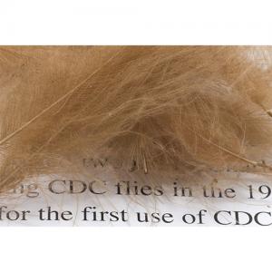 Пір'я качки HENDS CDC - Light Brown [Світло-коричневий] 25шт