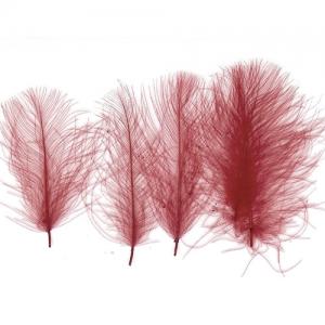 Пір`я качки HENDS CDC - Red [Червоний] 25шт