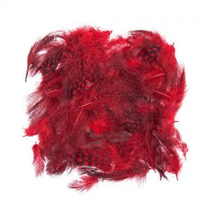 Пір'я цесарки WAPSI Guinea Body - Red [Червоний]