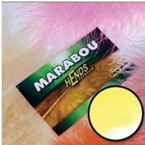Пір'я марабу HENDS Marabou - Light Yellow [Світлий жовтий]