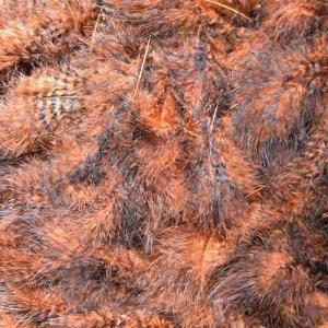 Пір'я марабу грізлі  HENDS Grizzly Marabou - Cinnamom Black [Горіхово-чорний]