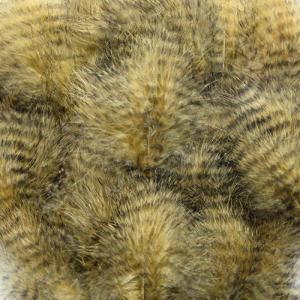 Пір'я марабу грізлі  HENDS Grizzly Marabou - Lt. Olive Black [Світло-оливково-чорний]
