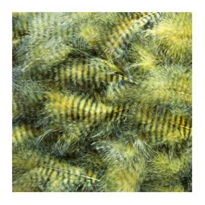 Пір\'я марабу грізлі HENDS Grizzly Marabou - Yellow Black [Жовто-чорний]