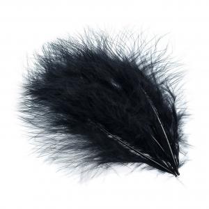 Пір'я марабу відбірні WAPSI Select Marabou Plumes - Black [Чорний]