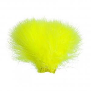 Пір'я марабу WAPSI Woolly Bugger Marabou - Fluo Yellow [Флуо жовтий]
