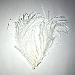 Борідки пера страуса STRIKE Ostrich Feathers - White [Білий]