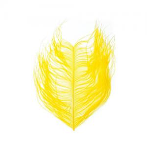 Борідки пера страуса WAPSI Ostrich Herl - Yellow [Жовтий]