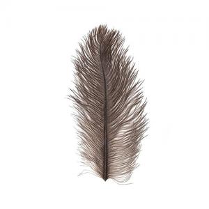 Борідки пера страуса WAPSI Ostrich Herl - Natural Grey [Натуральний сірий]