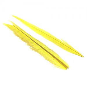 Хвостове перо фазана HENDS Pheasant Tail - Fluo Yellow [Флуо-жовтий]