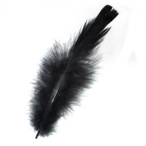 Пір'я індика покривні STRIKE Blanket Turkey Feathers - Black [Чорний]