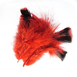 Пір'я індика покривні маленькі STRIKE Mini Blanket Turkey Feathers - Red [Червоний]