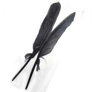 Пір'я індика махові STRIKE Mottled Turkey Quills - Gray [Сірий]