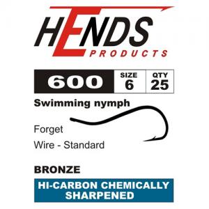 Гачки HENDS Swimming Nymph BL 600/25