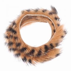 Смугасті смужки хутра кролика HENDS Zonker Strip Barred - Brown Black [Коричнево-чорний]