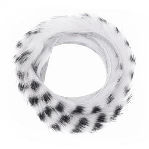 Смугасті смужки хутра кролика HENDS Zonker Strip Barred - White Black [Біло-чорний]