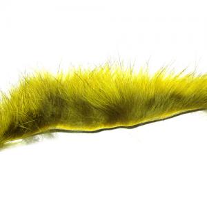 Смужки хутра кролика STRIKE Rabbit Strip - Grizzly Green [Зелений грізлі]
