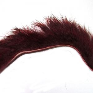 Смужки хутра кролика STRIKE Rabbit Strip - Brown Claret [Коричнево-бордовий]