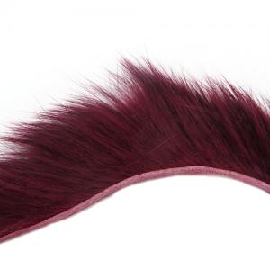 Смужки хутра кролика STRIKE Rabbit Strip - Cherry [Вишневий]