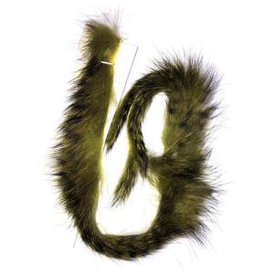 Смугасті смужки хутра кролика HENDS Zonker Strip Barred - Olive Black [Оливково-чорний]